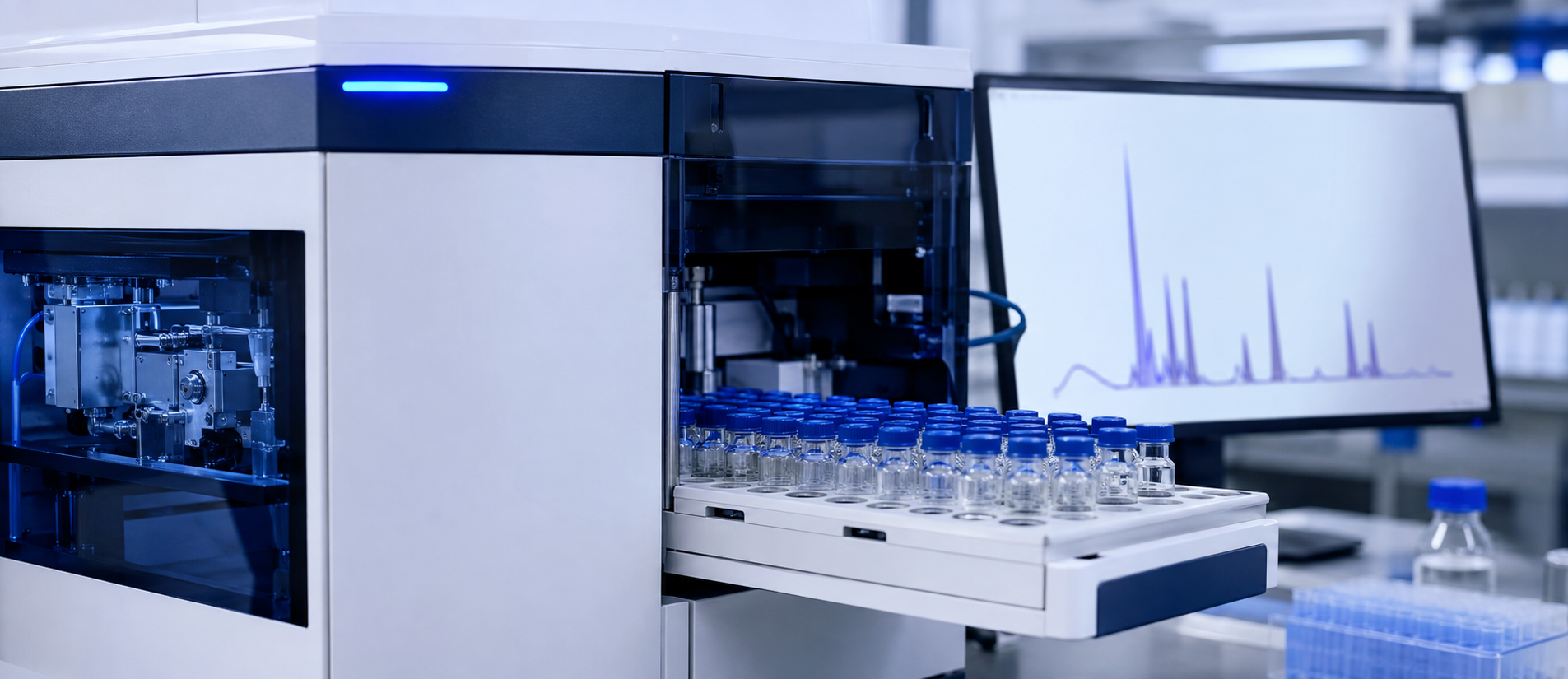 HPLC instrument in an analytical laboratory
